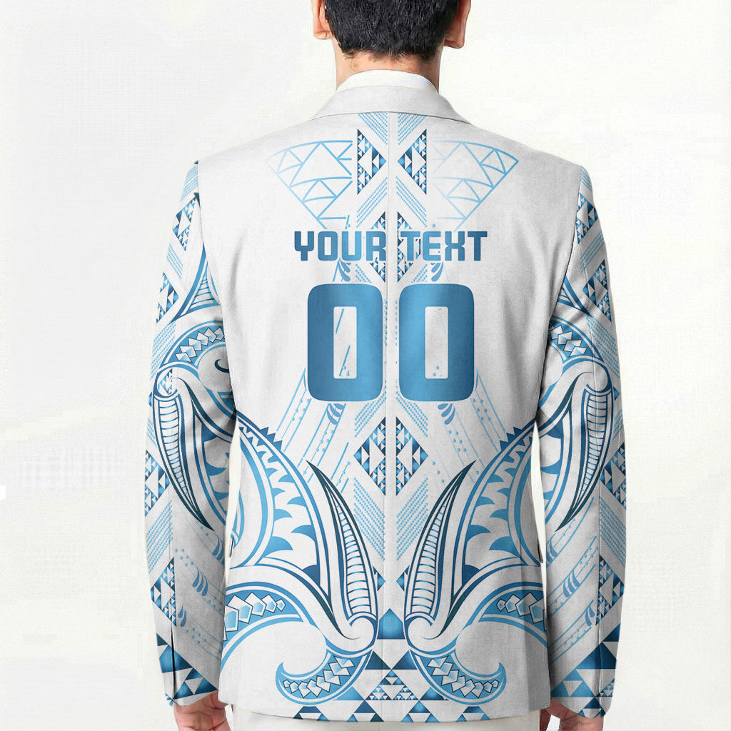 Maori Rugby Custom Ngaru Mangopare Blazer Kahui Whetu Niho Taniwha Motif