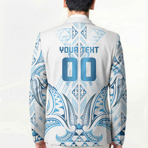 Maori Rugby Custom Ngaru Mangopare Blazer Kahui Whetu Niho Taniwha Motif