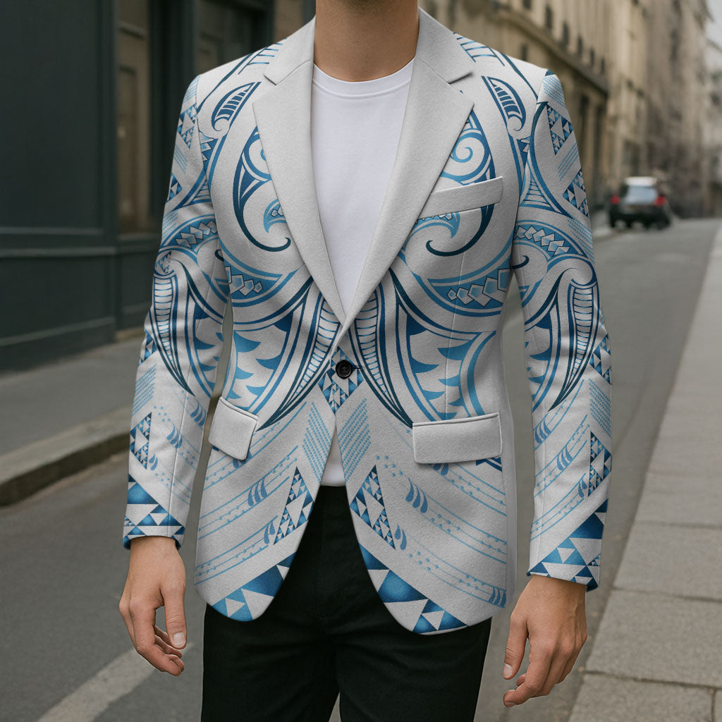 Maori Rugby Custom Ngaru Mangopare Blazer Kahui Whetu Niho Taniwha Motif
