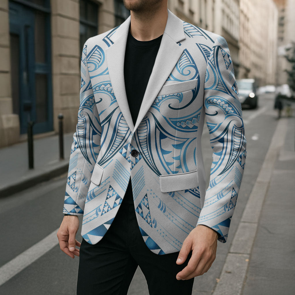 Maori Rugby Custom Ngaru Mangopare Blazer Kahui Whetu Niho Taniwha Motif