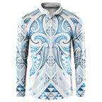 Maori Rugby Custom Ngaru Mangopare Button Sweatshirt Kahui Whetu Niho Taniwha Motif