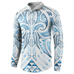 Maori Rugby Custom Ngaru Mangopare Button Sweatshirt Kahui Whetu Niho Taniwha Motif