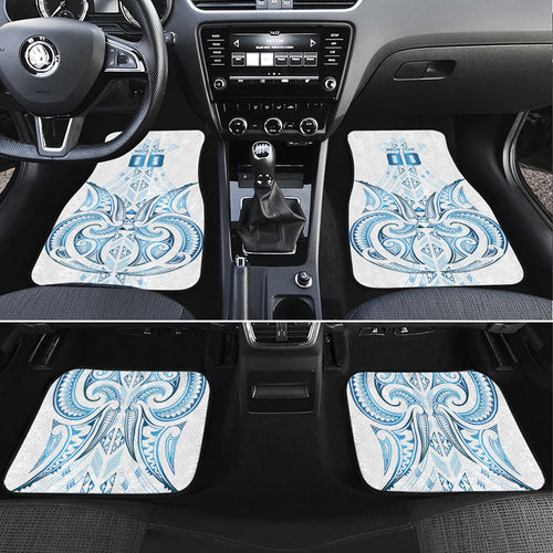 Maori Rugby Custom Ngaru Mangopare Car Mats Kahui Whetu Niho Taniwha Motif