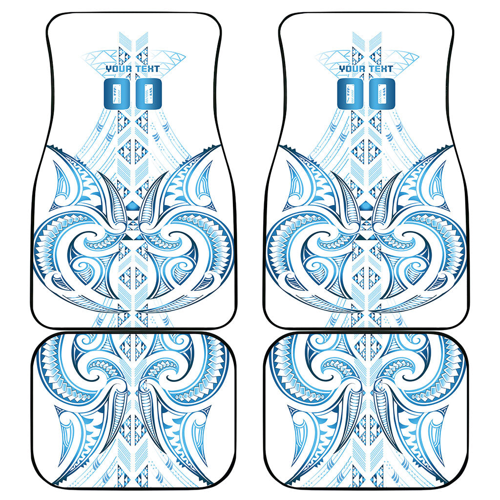 Maori Rugby Custom Ngaru Mangopare Car Mats Kahui Whetu Niho Taniwha Motif