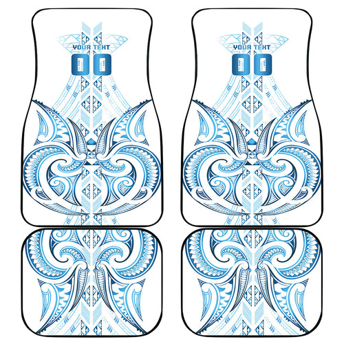 Maori Rugby Custom Ngaru Mangopare Car Mats Kahui Whetu Niho Taniwha Motif