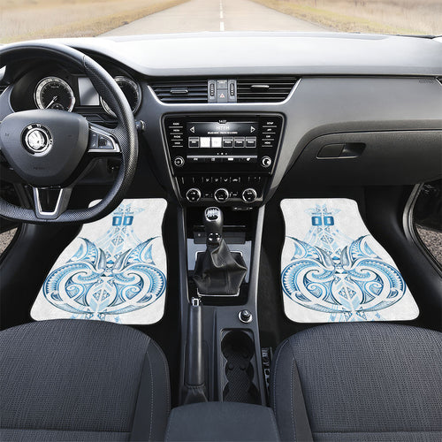Maori Rugby Custom Ngaru Mangopare Car Mats Kahui Whetu Niho Taniwha Motif