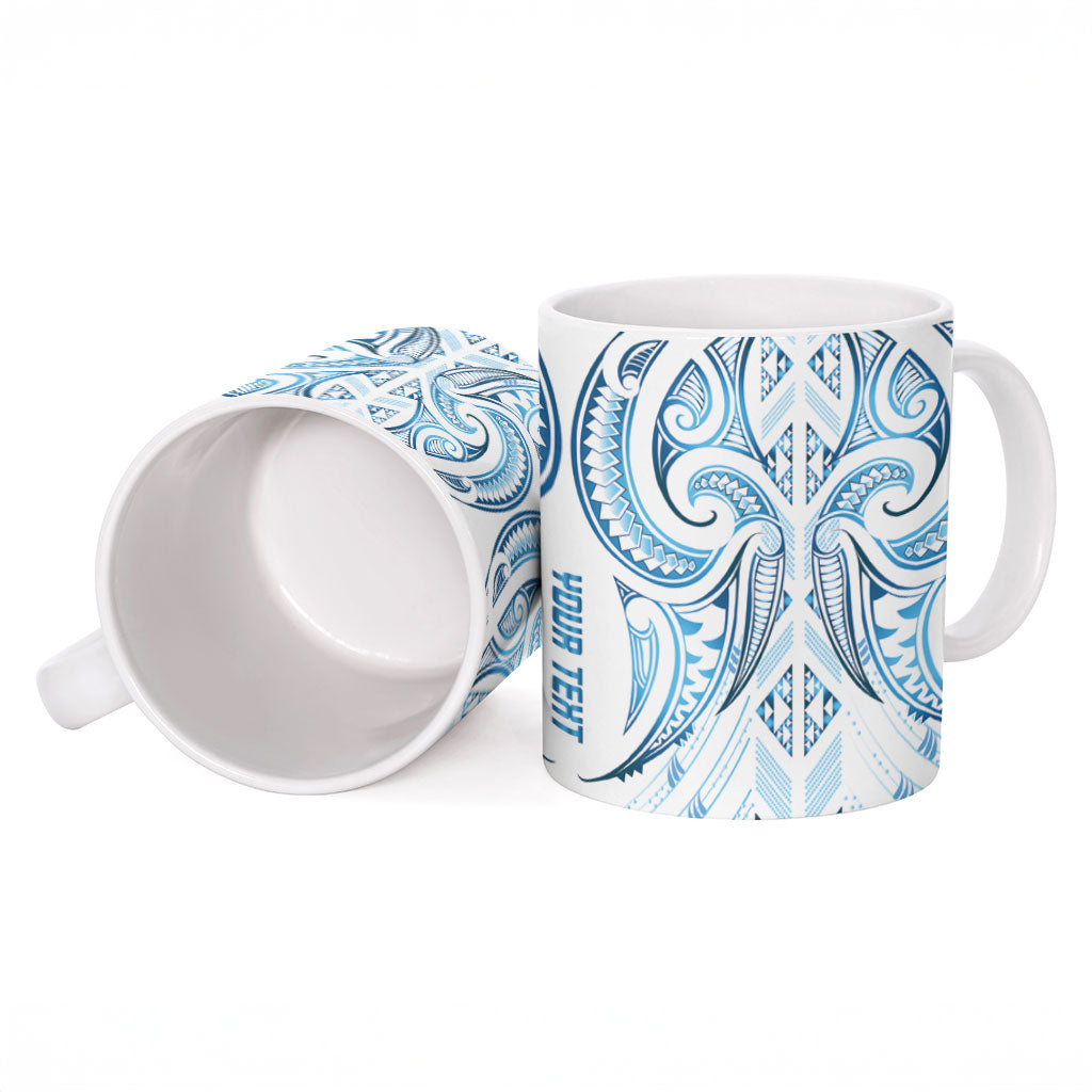 Maori Rugby Custom Ngaru Mangopare Ceramic Mug Kahui Whetu Niho Taniwha Motif