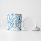 Maori Rugby Custom Ngaru Mangopare Ceramic Mug Kahui Whetu Niho Taniwha Motif