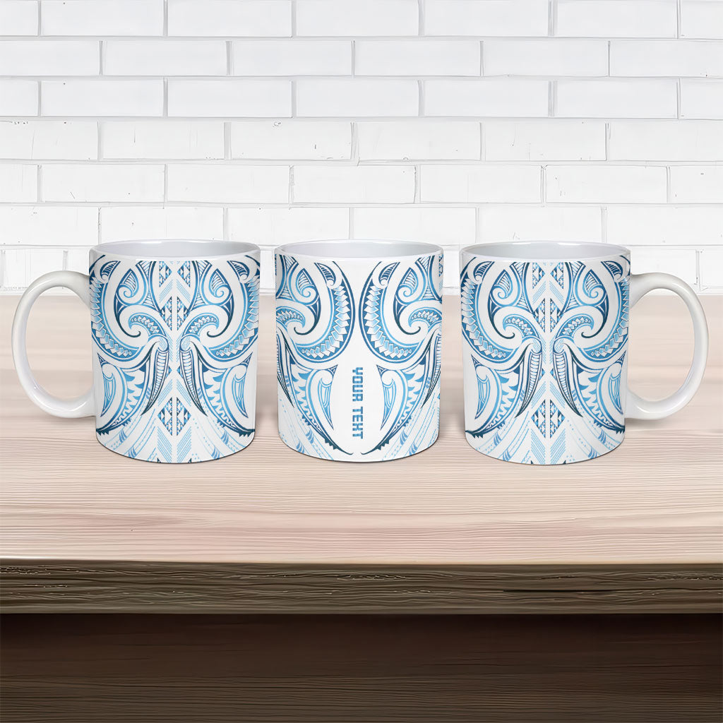 Maori Rugby Custom Ngaru Mangopare Ceramic Mug Kahui Whetu Niho Taniwha Motif
