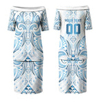 Maori Rugby Custom Ngaru Mangopare Couples Matching Puletasi and Hawaiian Shirt Kahui Whetu Niho Taniwha Motif