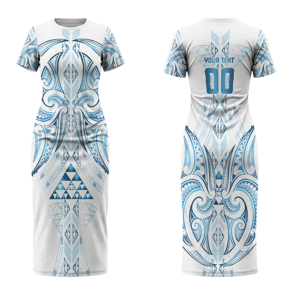 Maori Rugby Custom Ngaru Mangopare Couples Matching Short Sleeve Bodycon Dress and Hawaiian Shirt Kahui Whetu Niho Taniwha Motif