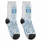 Maori Rugby Custom Ngaru Mangopare Crew Socks Kahui Whetu Niho Taniwha Motif