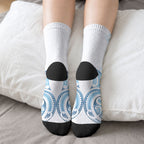 Maori Rugby Custom Ngaru Mangopare Crew Socks Kahui Whetu Niho Taniwha Motif