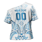 Maori Rugby Custom Ngaru Mangopare Cross Shoulder Shirt Kahui Whetu Niho Taniwha Motif
