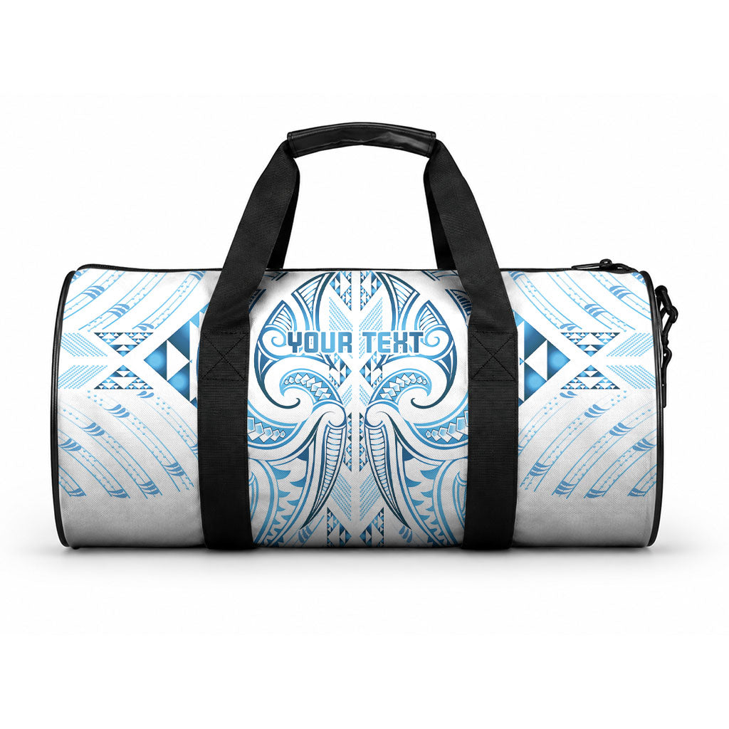 Maori Rugby Custom Ngaru Mangopare Duffle Bag Kahui Whetu Niho Taniwha Motif
