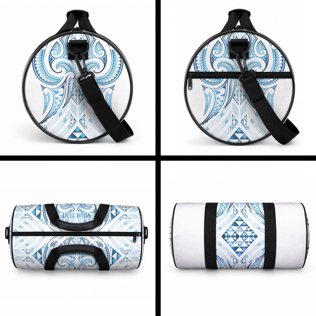 Maori Rugby Custom Ngaru Mangopare Duffle Bag Kahui Whetu Niho Taniwha Motif