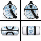 Maori Rugby Custom Ngaru Mangopare Duffle Bag Kahui Whetu Niho Taniwha Motif