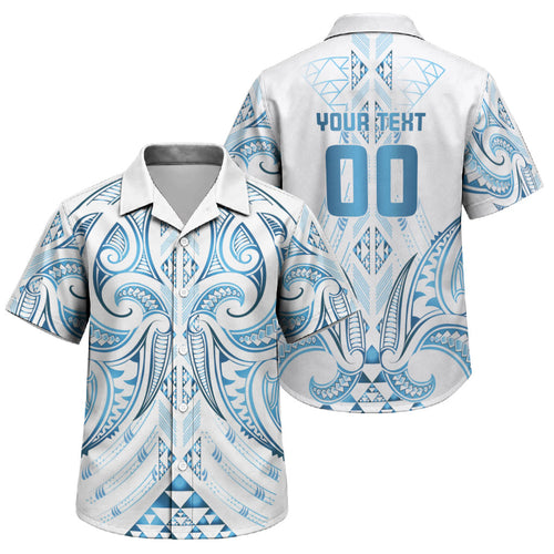Maori Rugby Custom Ngaru Mangopare Family Matching Puletasi and Hawaiian Shirt Kahui Whetu Niho Taniwha Motif