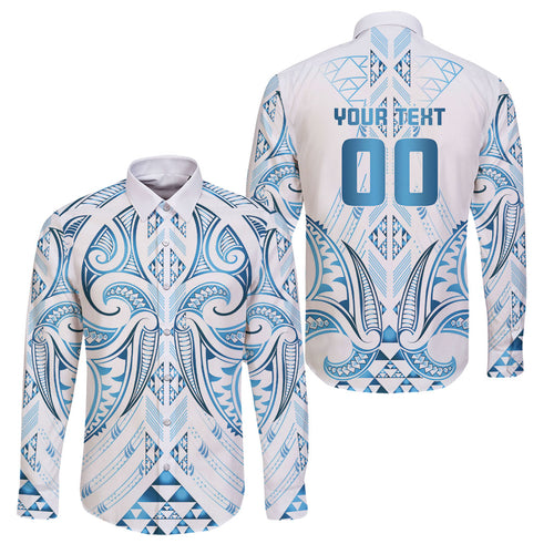 Maori Rugby Custom Ngaru Mangopare Family Matching Summer Maxi Dress and Hawaiian Shirt Kahui Whetu Niho Taniwha Motif