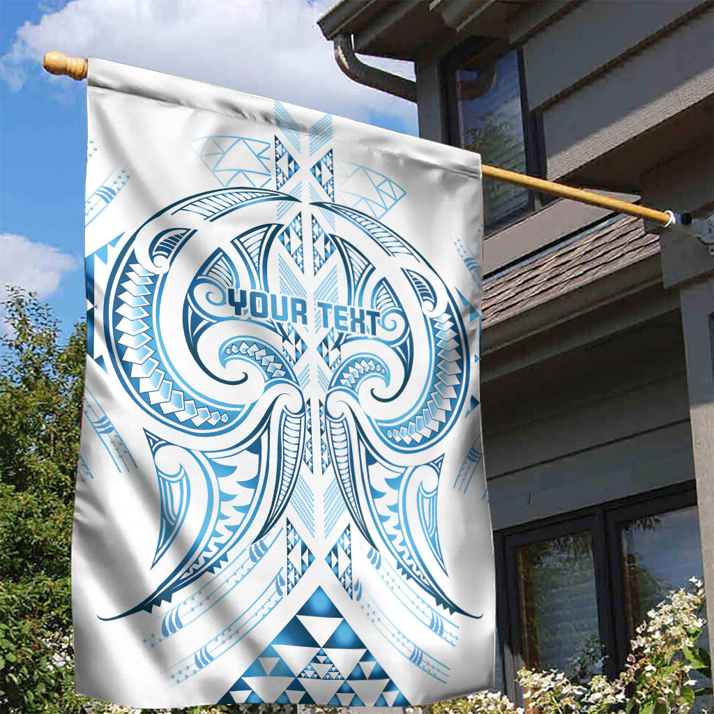 Maori Rugby Custom Ngaru Mangopare Garden Flag Kahui Whetu Niho Taniwha Motif