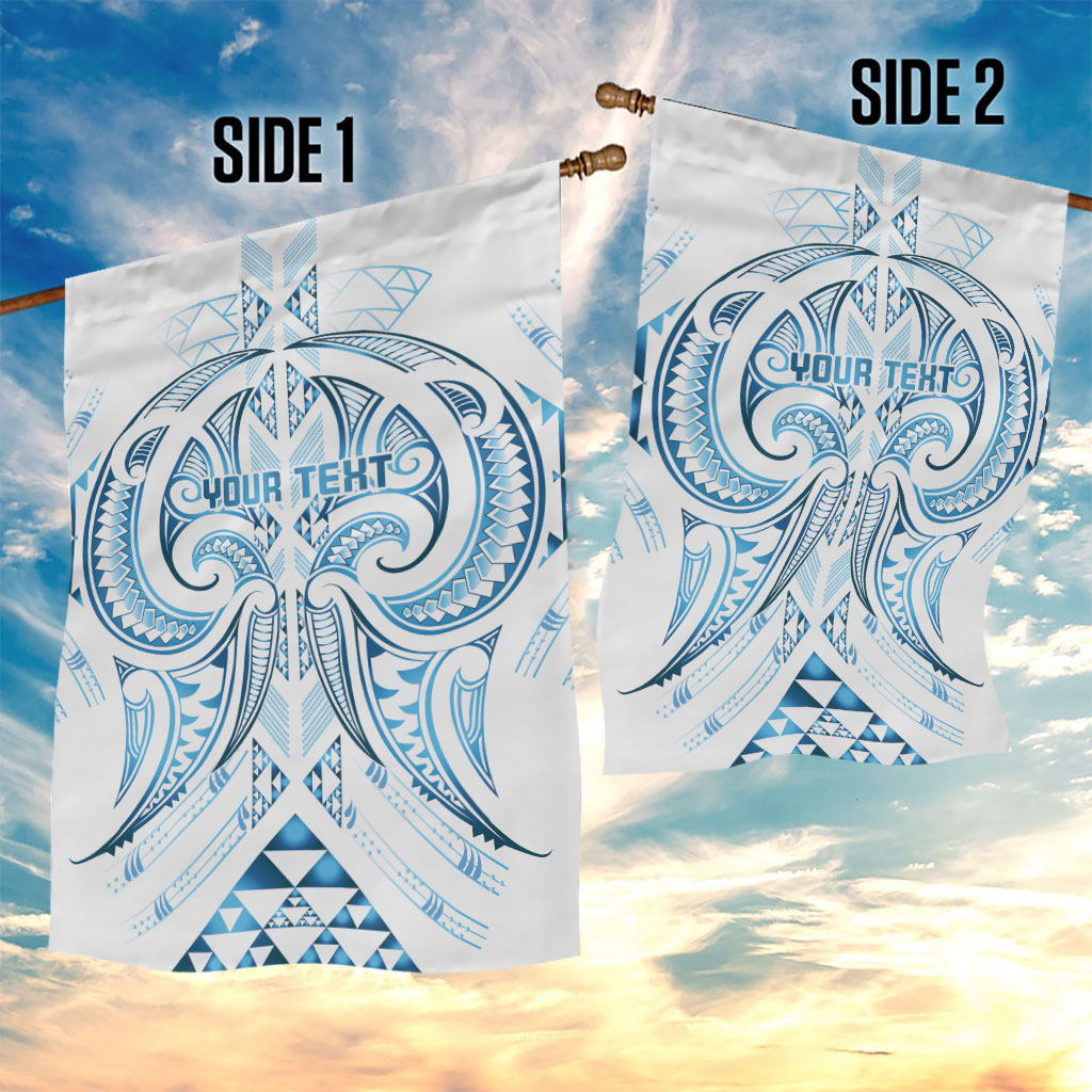 Maori Rugby Custom Ngaru Mangopare Garden Flag Kahui Whetu Niho Taniwha Motif