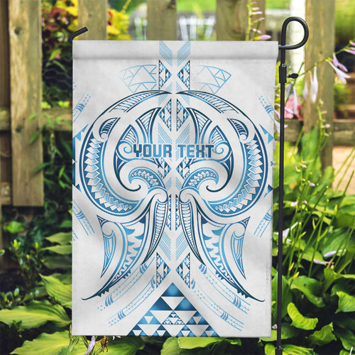 Maori Rugby Custom Ngaru Mangopare Garden Flag Kahui Whetu Niho Taniwha Motif