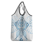 Maori Rugby Custom Ngaru Mangopare Grocery Bag Kahui Whetu Niho Taniwha Motif