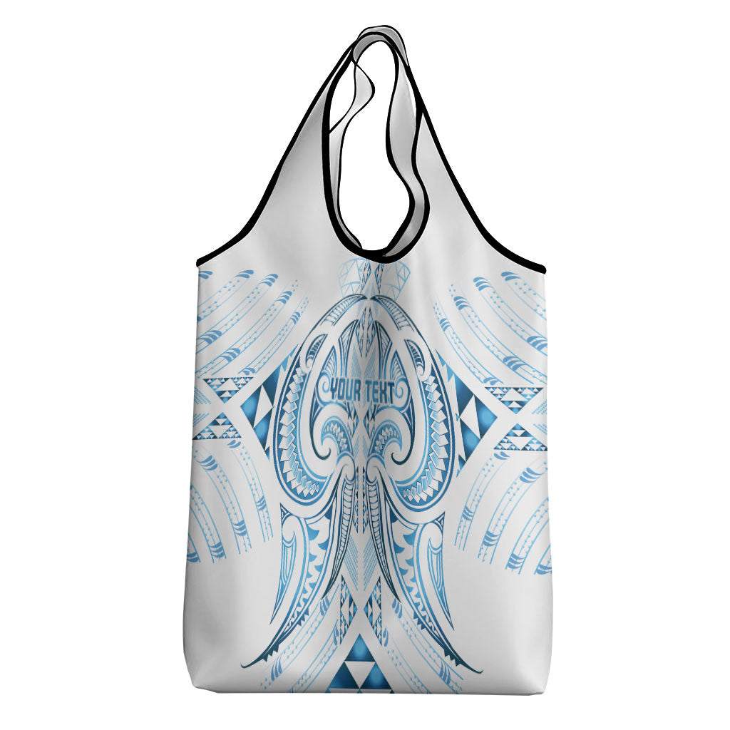Maori Rugby Custom Ngaru Mangopare Grocery Bag Kahui Whetu Niho Taniwha Motif