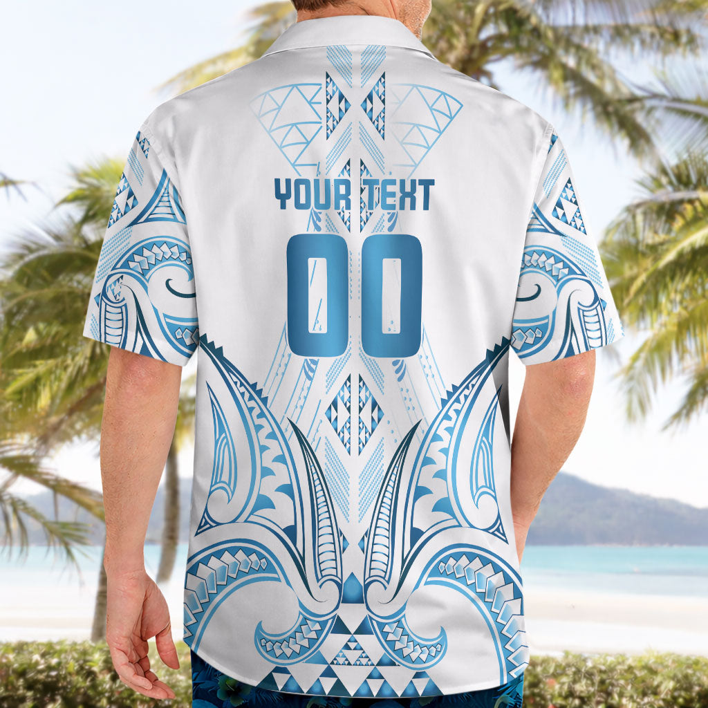 Maori Rugby Custom Ngaru Mangopare Hawaiian Shirt Kahui Whetu Niho Taniwha Motif