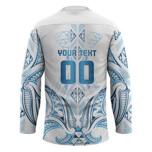 Maori Rugby Custom Ngaru Mangopare Hockey Jersey Kahui Whetu Niho Taniwha Motif