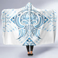 Maori Rugby Custom Ngaru Mangopare Hooded Blanket Kahui Whetu Niho Taniwha Motif