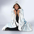 Maori Rugby Custom Ngaru Mangopare Hooded Blanket Kahui Whetu Niho Taniwha Motif