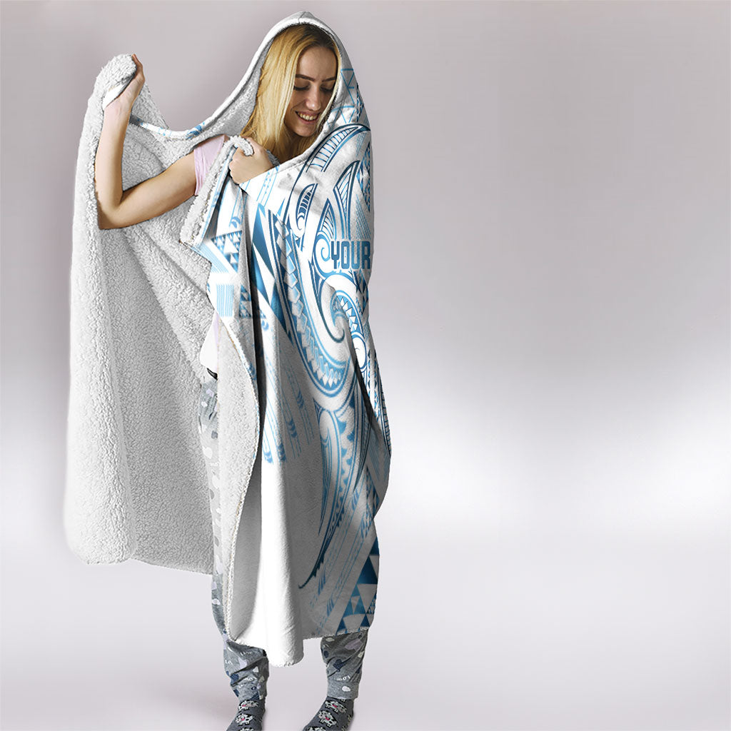 Maori Rugby Custom Ngaru Mangopare Hooded Blanket Kahui Whetu Niho Taniwha Motif