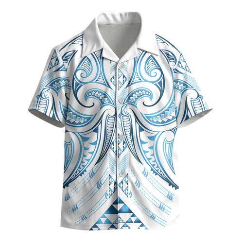 Maori Rugby Custom Ngaru Mangopare Kid Hawaiian Shirt Kahui Whetu Niho Taniwha Motif