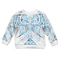 Maori Rugby Custom Ngaru Mangopare Kid Ugly Christmas Sweater Kahui Whetu Niho Taniwha Motif