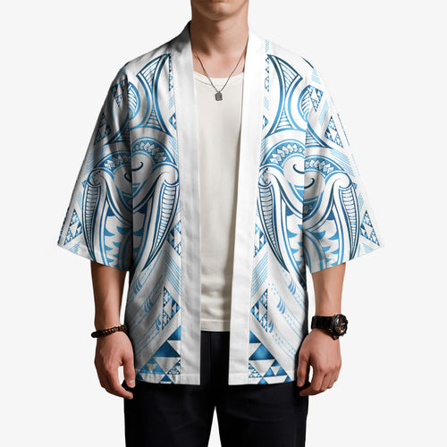 Maori Rugby Custom Ngaru Mangopare Kimono Kahui Whetu Niho Taniwha Motif