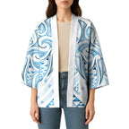 Maori Rugby Custom Ngaru Mangopare Kimono Kahui Whetu Niho Taniwha Motif