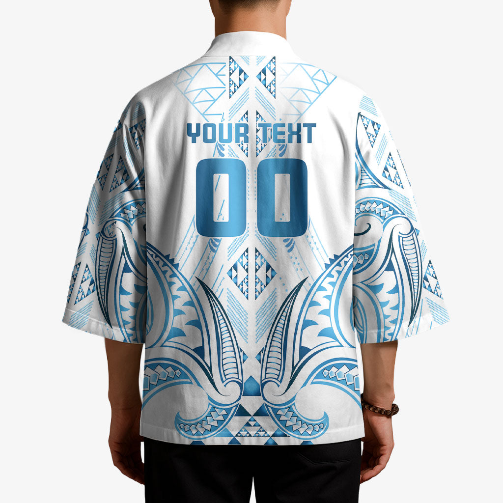 Maori Rugby Custom Ngaru Mangopare Kimono Kahui Whetu Niho Taniwha Motif