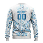 Maori Rugby Custom Ngaru Mangopare Ugly Christmas Sweater Kahui Whetu Niho Taniwha Motif