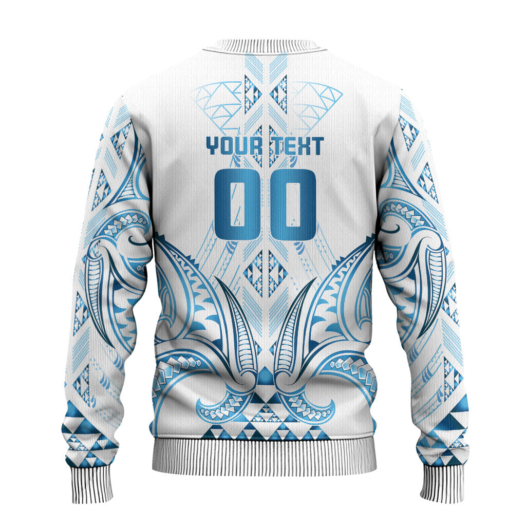 Maori Rugby Custom Ngaru Mangopare Ugly Christmas Sweater Kahui Whetu Niho Taniwha Motif