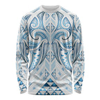 Maori Rugby Custom Ngaru Mangopare Long Sleeve Shirt Kahui Whetu Niho Taniwha Motif