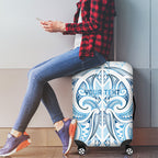 Maori Rugby Custom Ngaru Mangopare Luggage Cover Kahui Whetu Niho Taniwha Motif