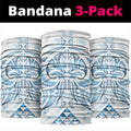 Maori Rugby Custom Ngaru Mangopare Neck Gaiter Kahui Whetu Niho Taniwha Motif
