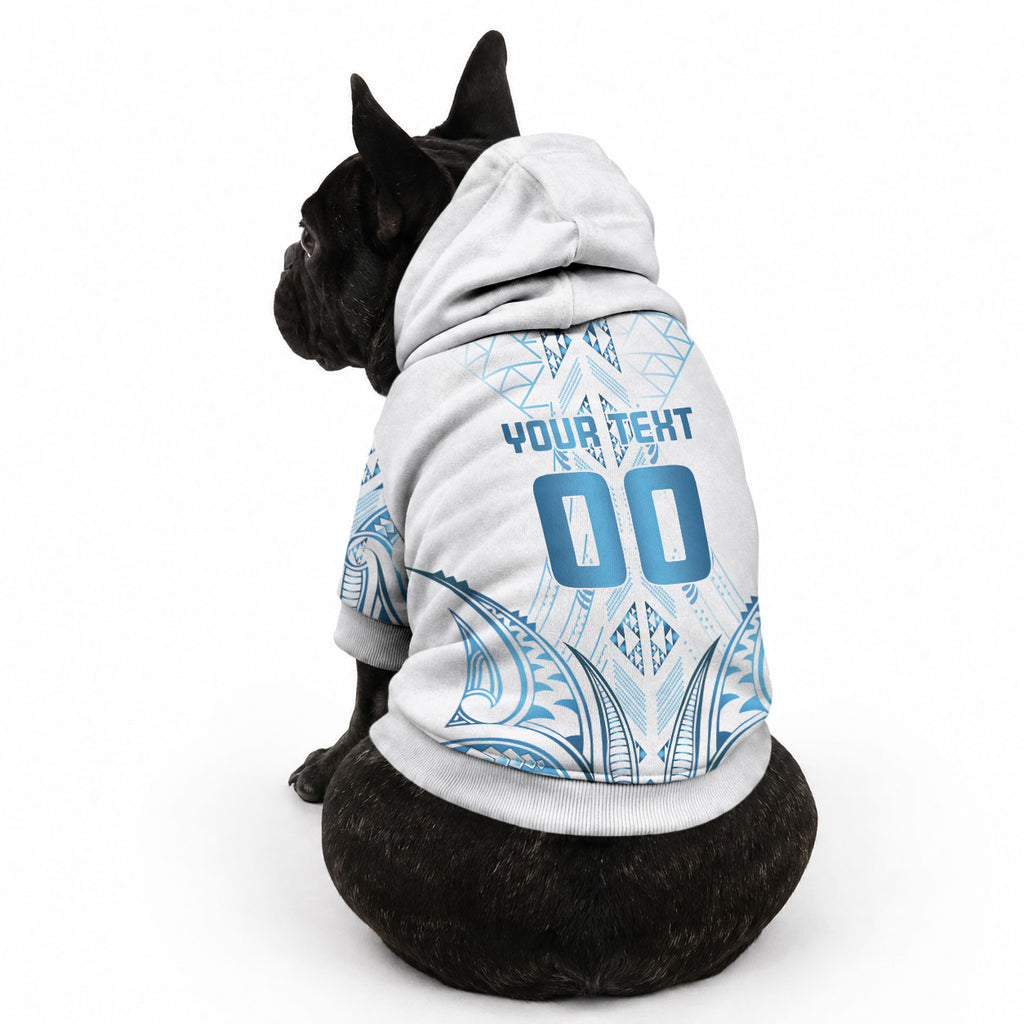 Maori Rugby Custom Ngaru Mangopare Pet Hoodie Kahui Whetu Niho Taniwha Motif