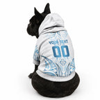 Maori Rugby Custom Ngaru Mangopare Pet Hoodie Kahui Whetu Niho Taniwha Motif