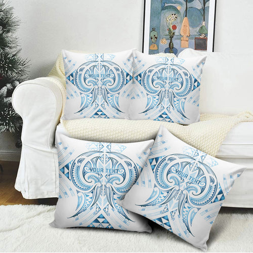 Maori Rugby Custom Ngaru Mangopare Pillow Cover Kahui Whetu Niho Taniwha Motif
