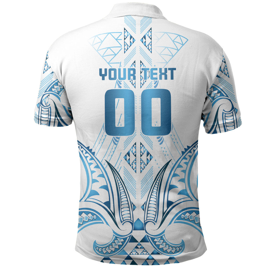 Maori Rugby Custom Ngaru Mangopare Polo Shirt Kahui Whetu Niho Taniwha Motif