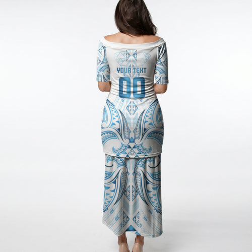 Maori Rugby Custom Ngaru Mangopare Puletasi Kahui Whetu Niho Taniwha Motif