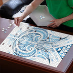 Maori Rugby Custom Ngaru Mangopare Puzzle Kahui Whetu Niho Taniwha Motif