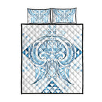 Maori Rugby Custom Ngaru Mangopare Quilt Bed Set Kahui Whetu Niho Taniwha Motif